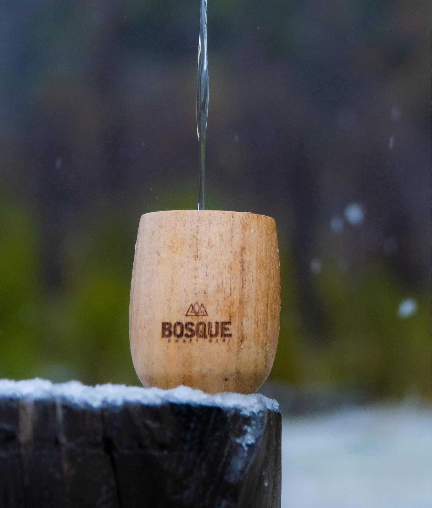 SMALL WOODEN CUP
