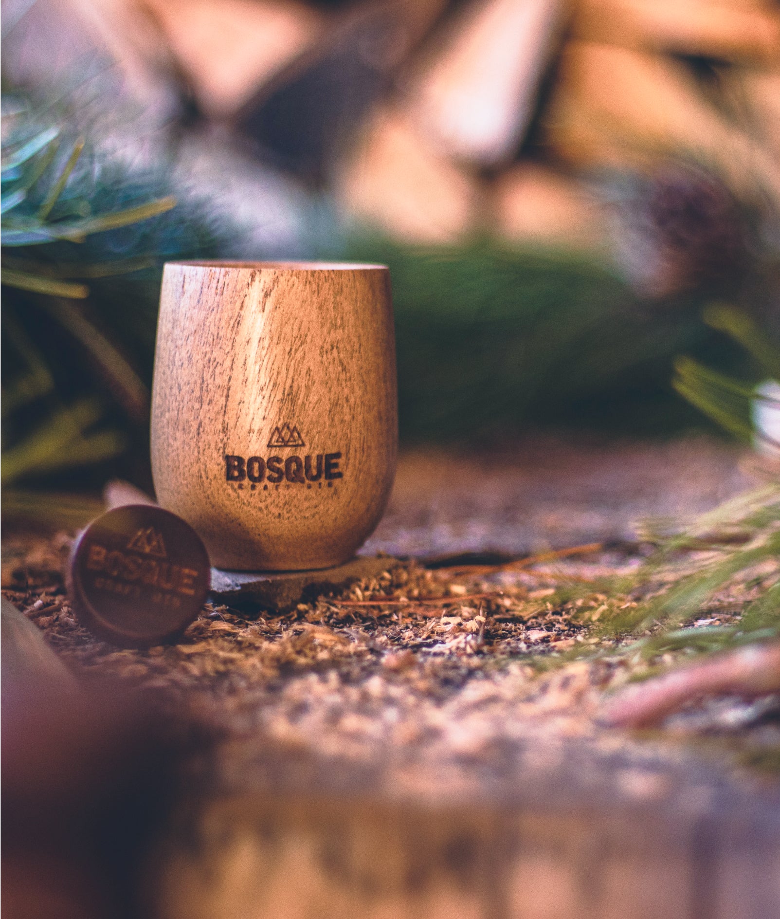 SMALL WOODEN CUP
