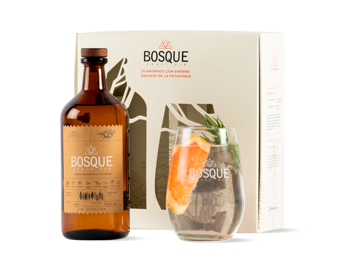 BOSQUE NATIVO GIFT PACK-DROPLET GLASS