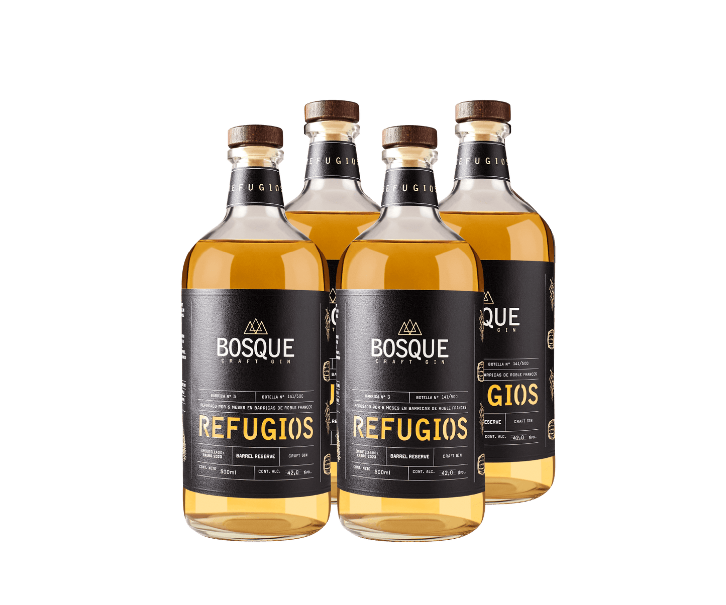 BOSQUE REFUGIOS - CAJA X 4 BOTELLAS 500ML